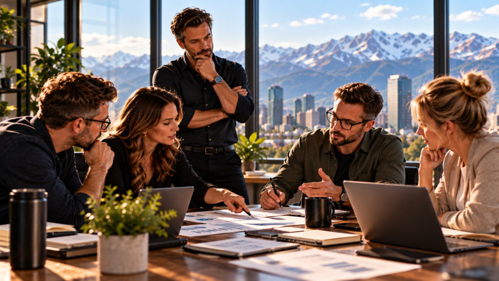 A business owner works with a leadership team that is taking ownership of results, decisions and operating systems rather than simply completing delegated tasks.